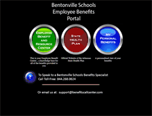 Tablet Screenshot of mybentonvillebenefits.com